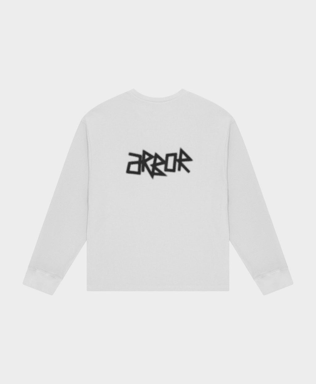 ARBOR ANTWERP Halftone waffle crewneck beige