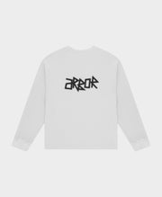 ARBOR ANTWERP Halftone waffle crewneck beige