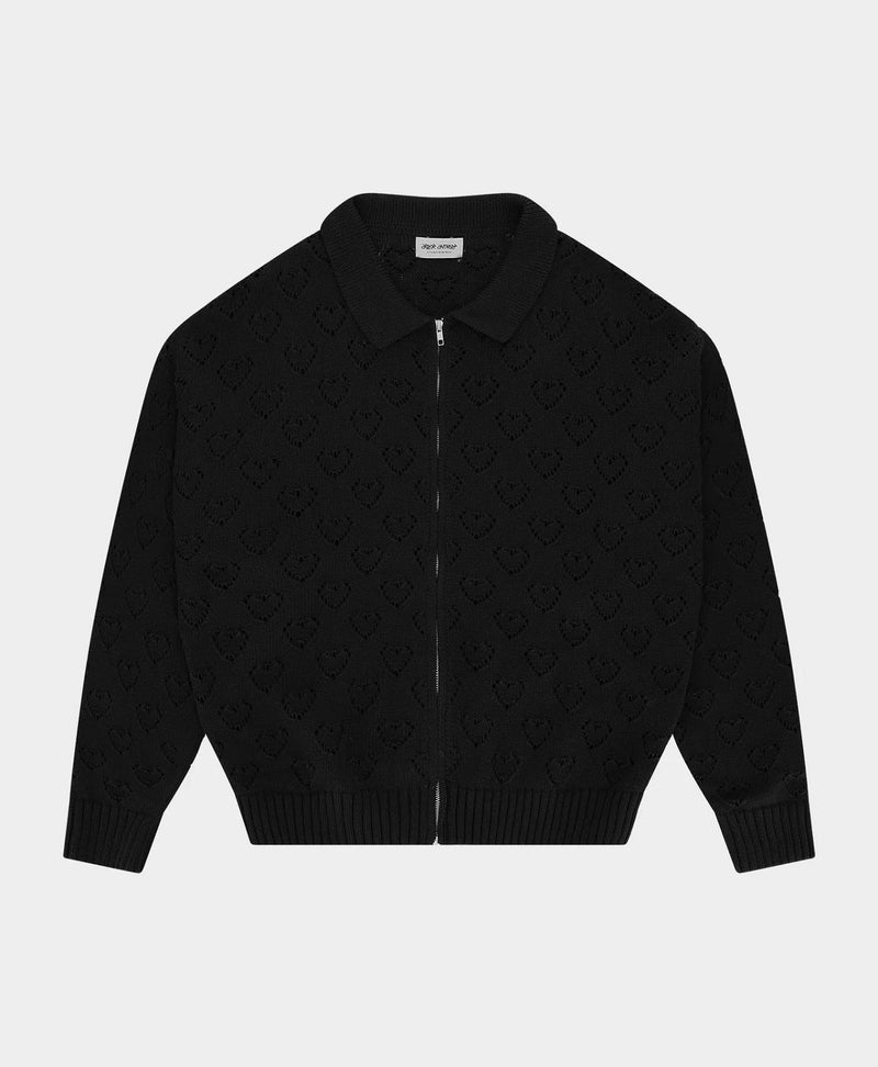 ARBOR ANTWERP Heart zip knit