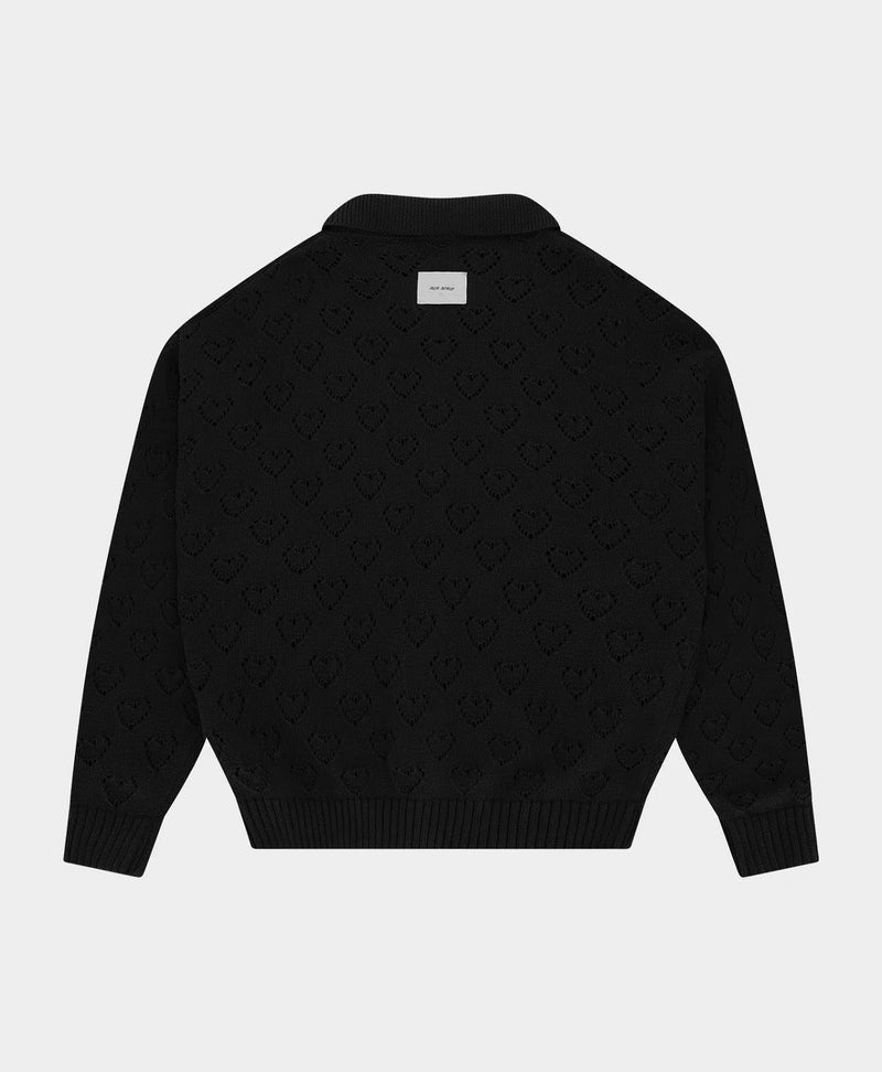 ARBOR ANTWERP Heart zip knit