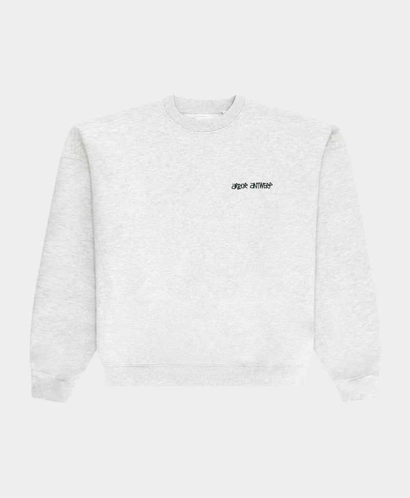 ARBOR ANTWERP Line flower crewneck