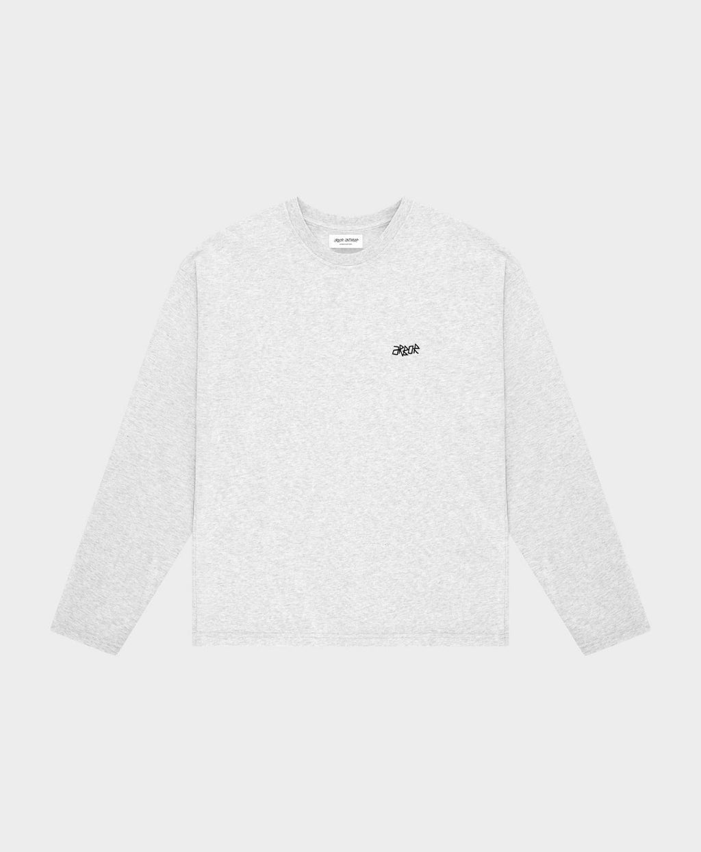 ARBOR ANTWERP Melange grey lotus longsleeve