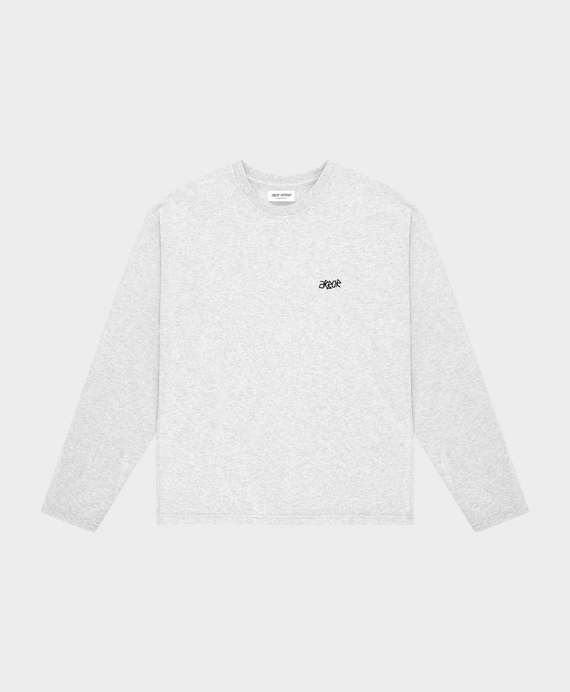 ARBOR ANTWERP Melange grey lotus longsleeve