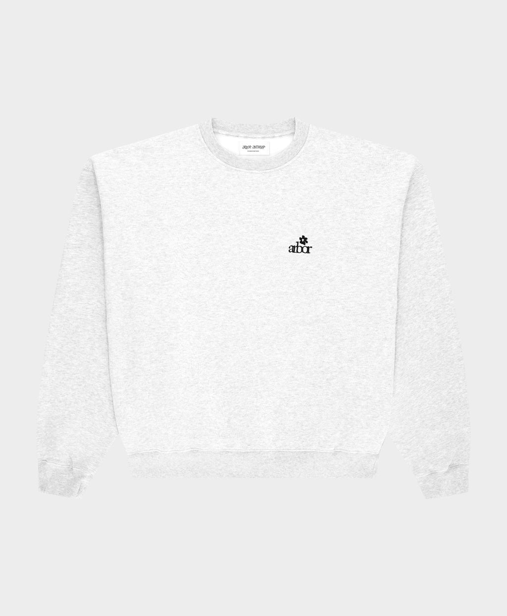 MINI FLOWER GREY CREWNECK