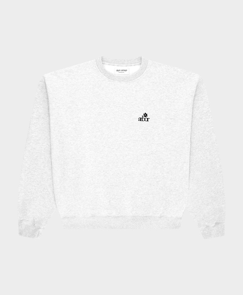 MINI FLOWER GREY CREWNECK