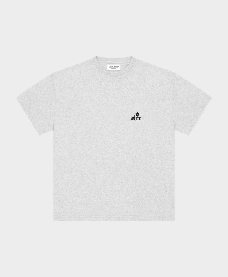 ARBOR ANTWERP Mini flower melange grey t-shirt