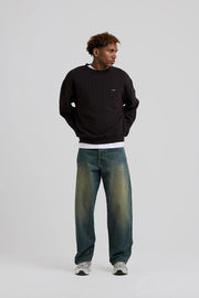 ARBOR ANTWERP Needle drop crewneck