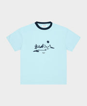 ARBOR ANTWERP Oasis blue t-shirt
