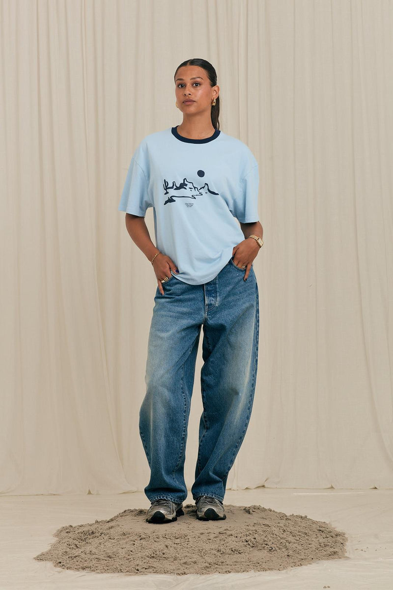 ARBOR ANTWERP Oasis blue t-shirt