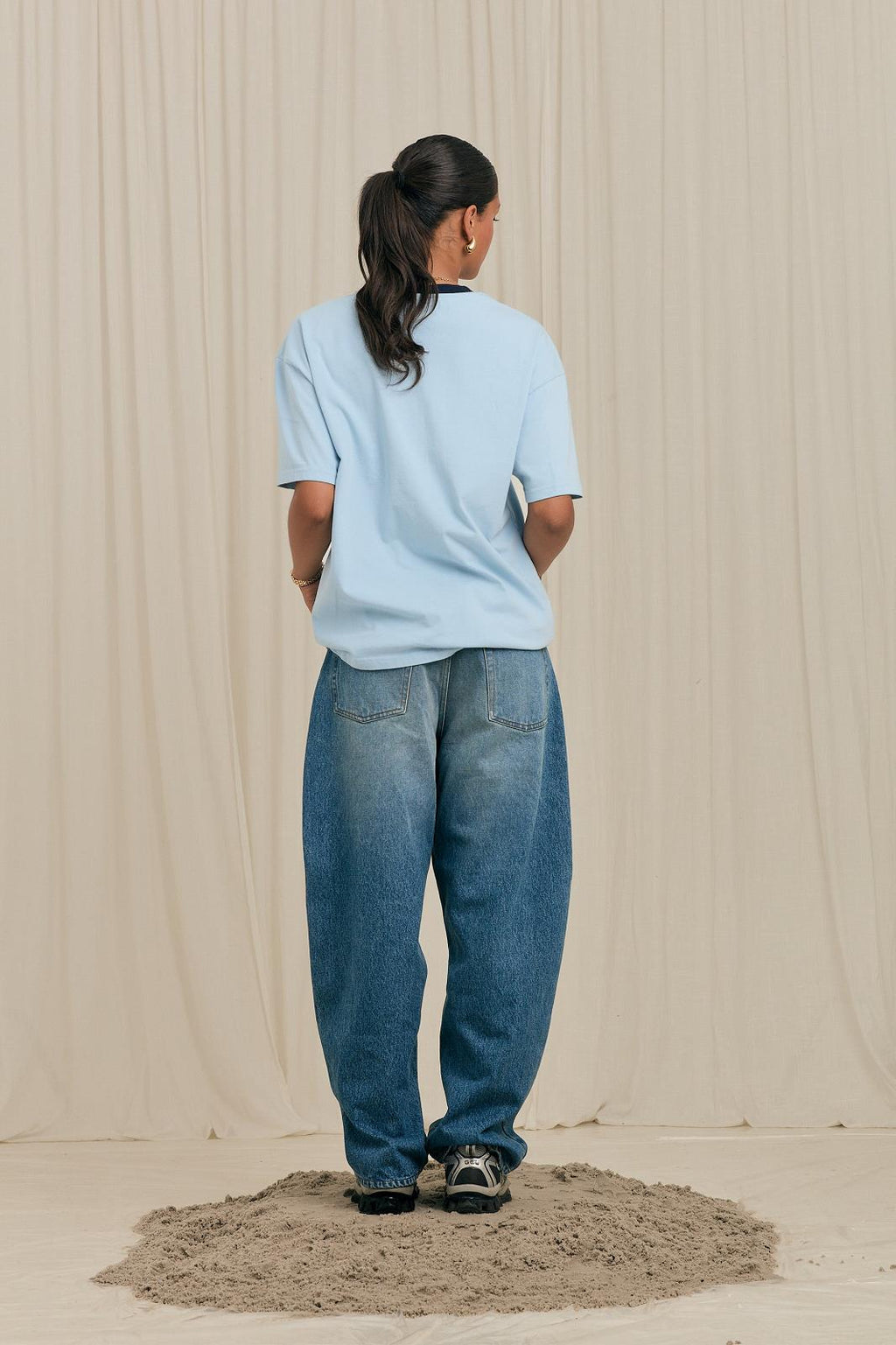 ARBOR ANTWERP Oasis blue t-shirt