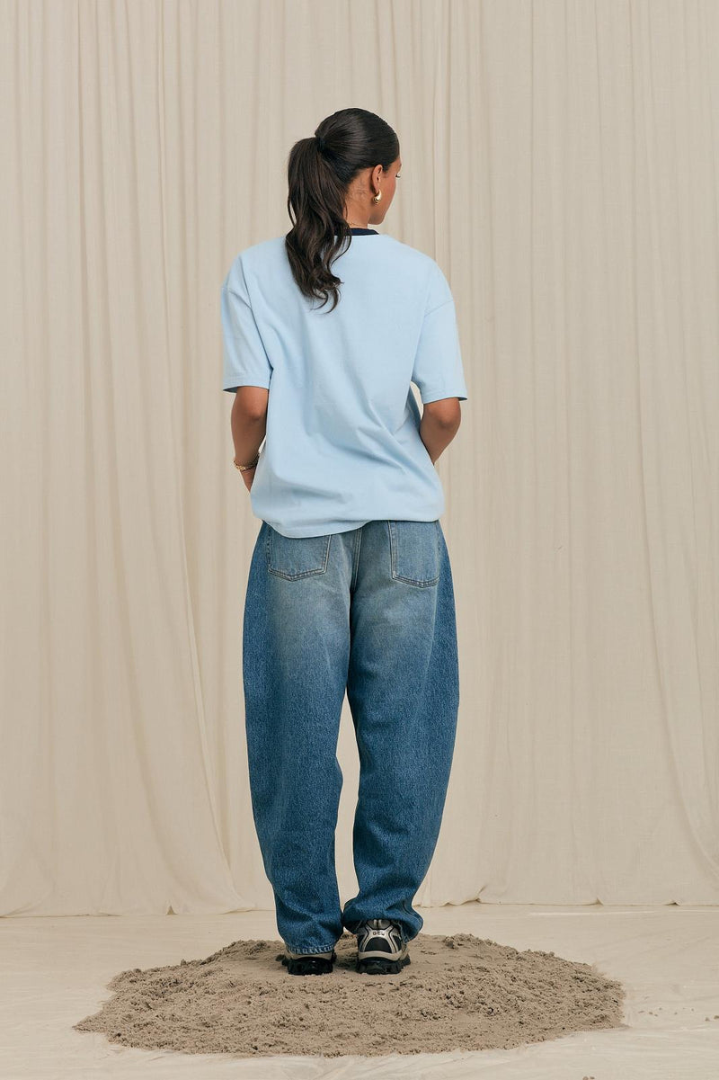 ARBOR ANTWERP Oasis blue t-shirt