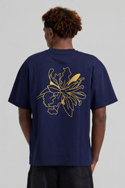 ARBOR ANTWERP Outline flower t-shirt