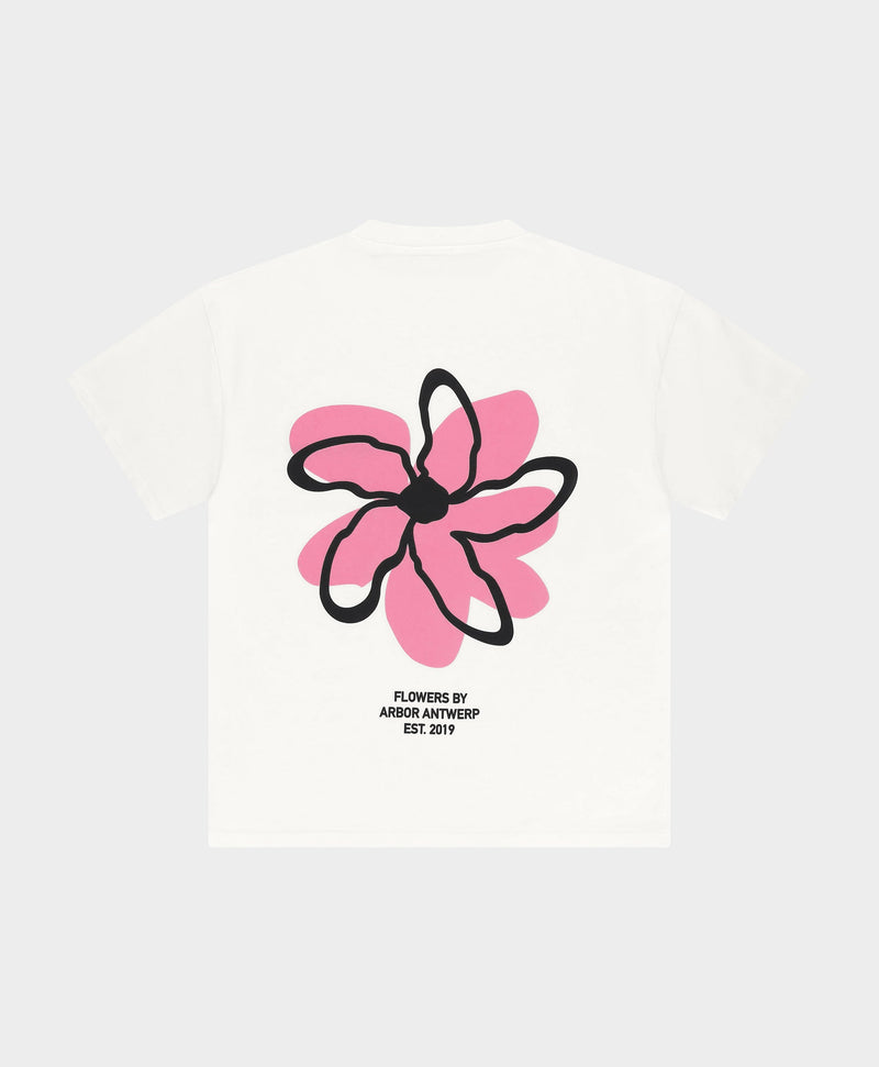 PINK FLORAL T-SHIRT