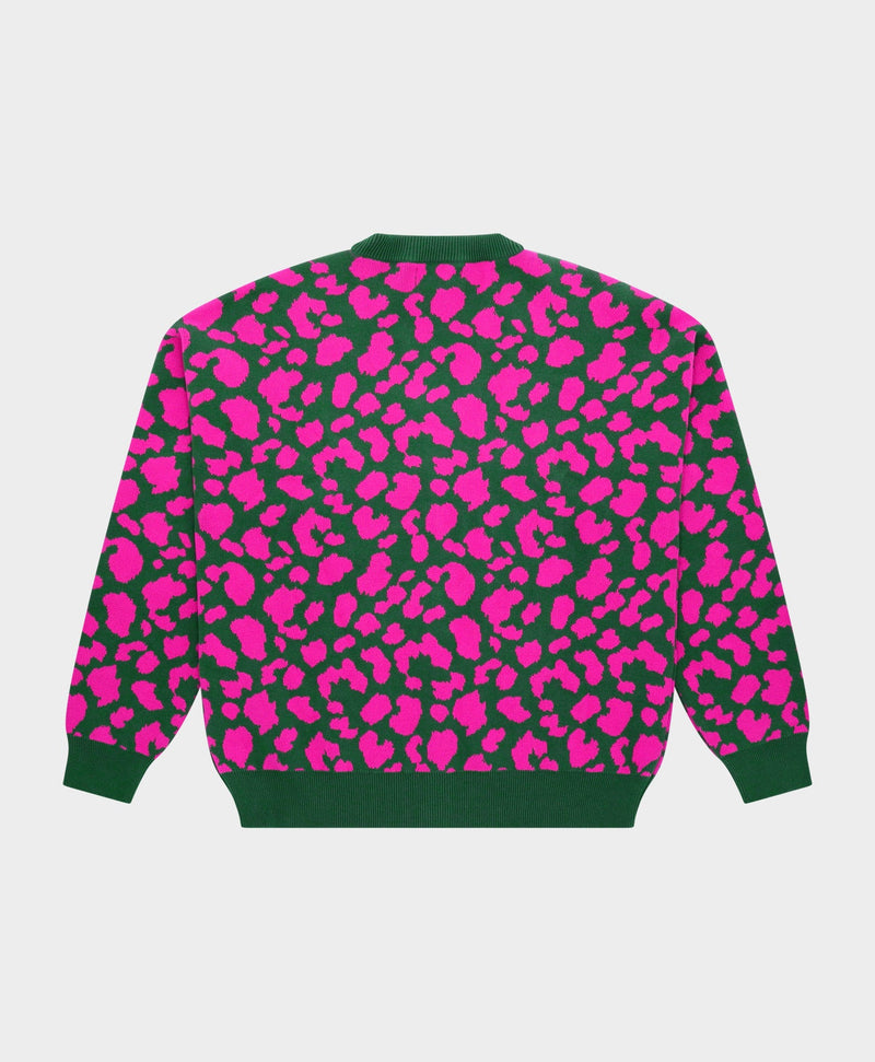 PINK LEOPARD CARDIGAN