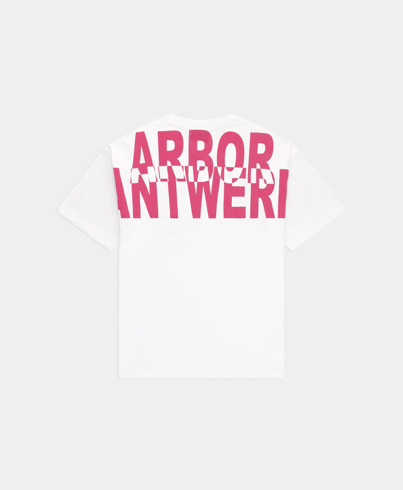 PINK OVERLAY T-SHIRT