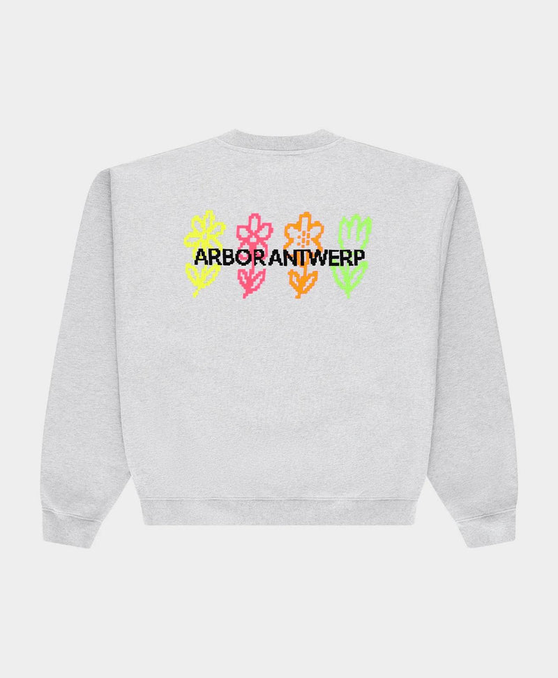 ARBOR ANTWERP Pixel flower crewneck