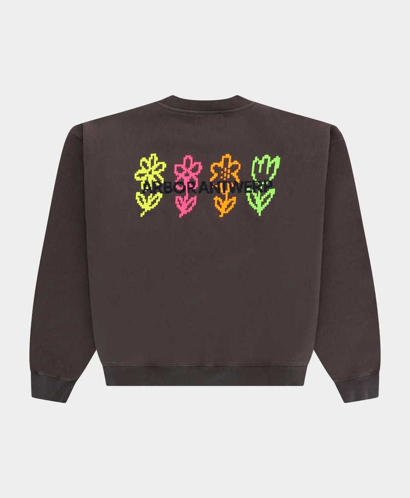ARBOR ANTWERP Pixel flower crewneck