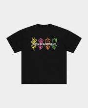 ARBOR ANTWERP Pixel flower t-shirt