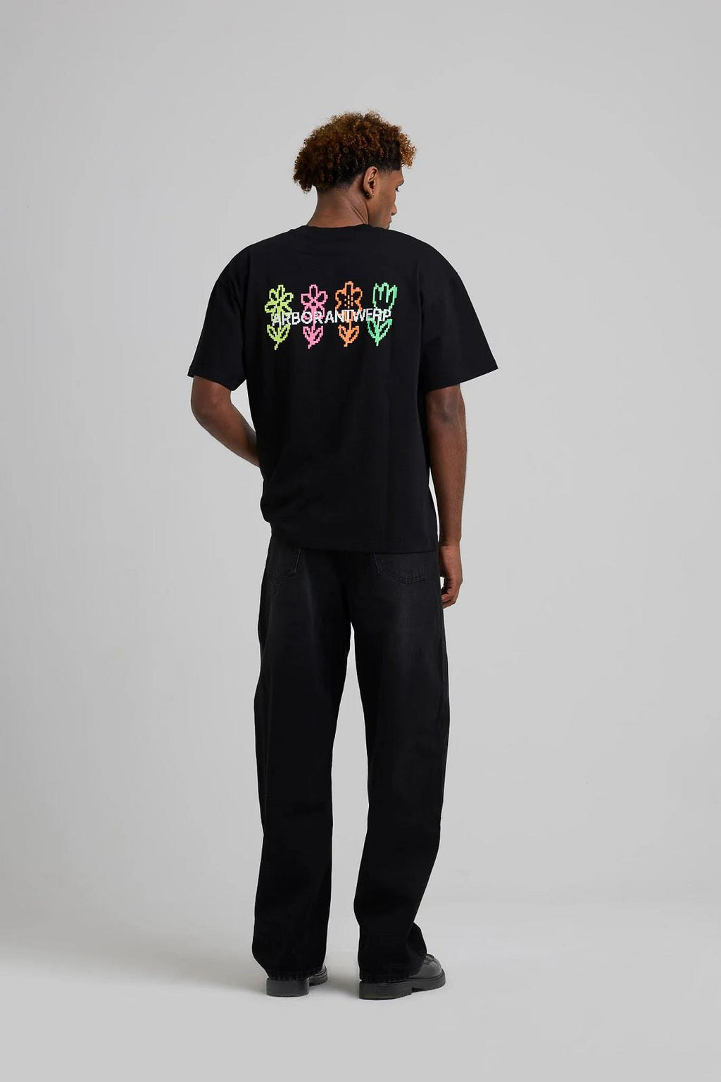 ARBOR ANTWERP Pixel flower t-shirt