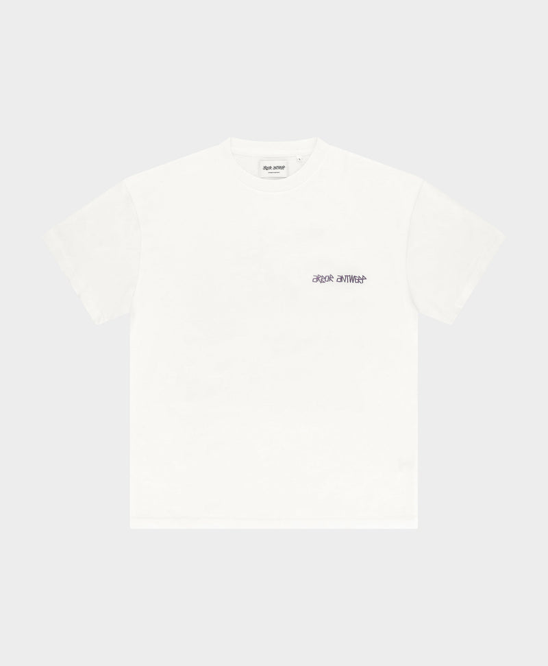 PURPLE FLOWER T-SHIRT