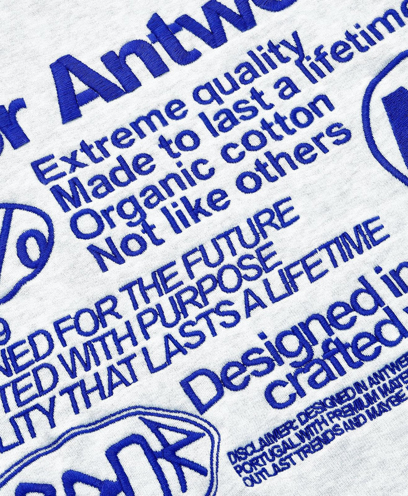 ARBOR ANTWERP Quality grey hoodie