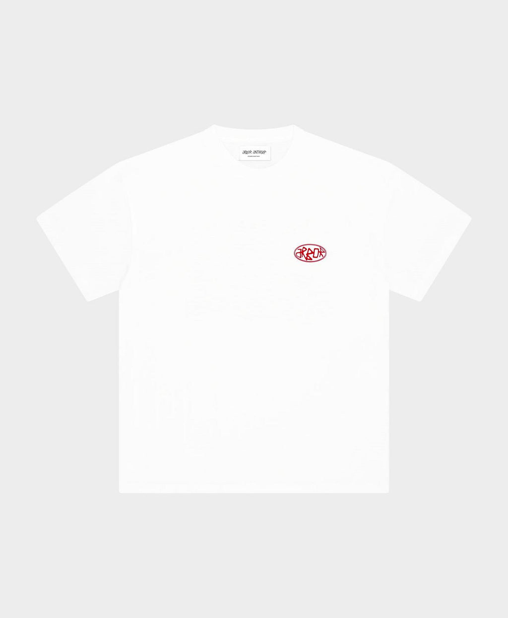 ARBOR ANTWERP Quality red t-shirt white