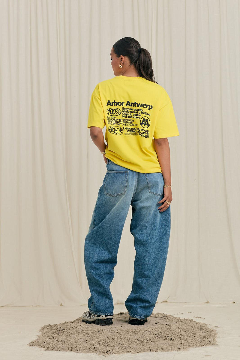 ARBOR ANTWERP Quality yellow t-shirt