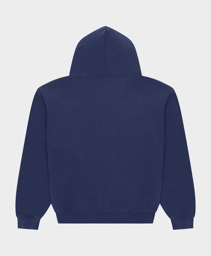 ARBOR ANTWERP Real Arbor zip-up hoodie blue