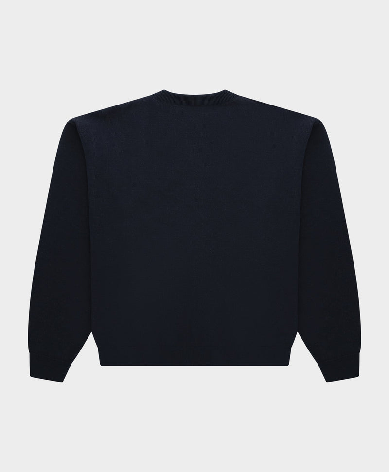 RED LOGO KNIT
