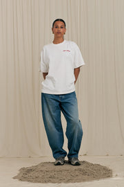 ARBOR ANTWERP Red triple hearts t-shirt