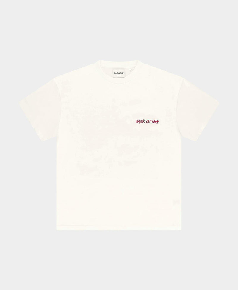 ARBOR ANTWERP Red triple hearts t-shirt