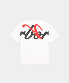 RED TWISTED LOGO T-SHIRT