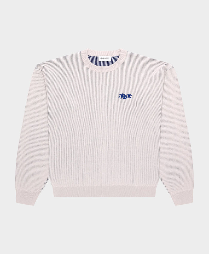 RIBBED FLOWER KNIT