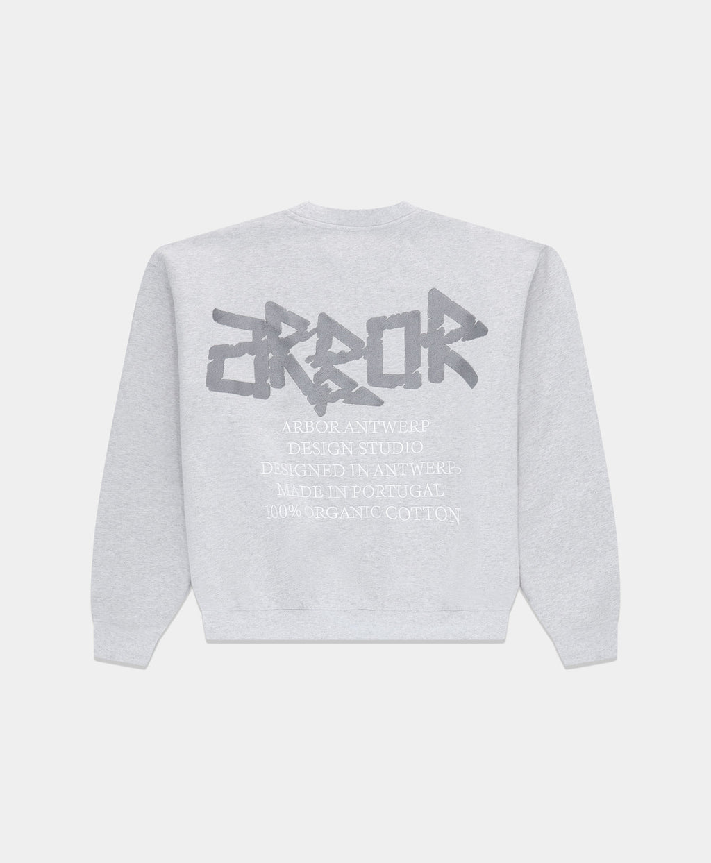 SILVER METALLIC CREWNECK