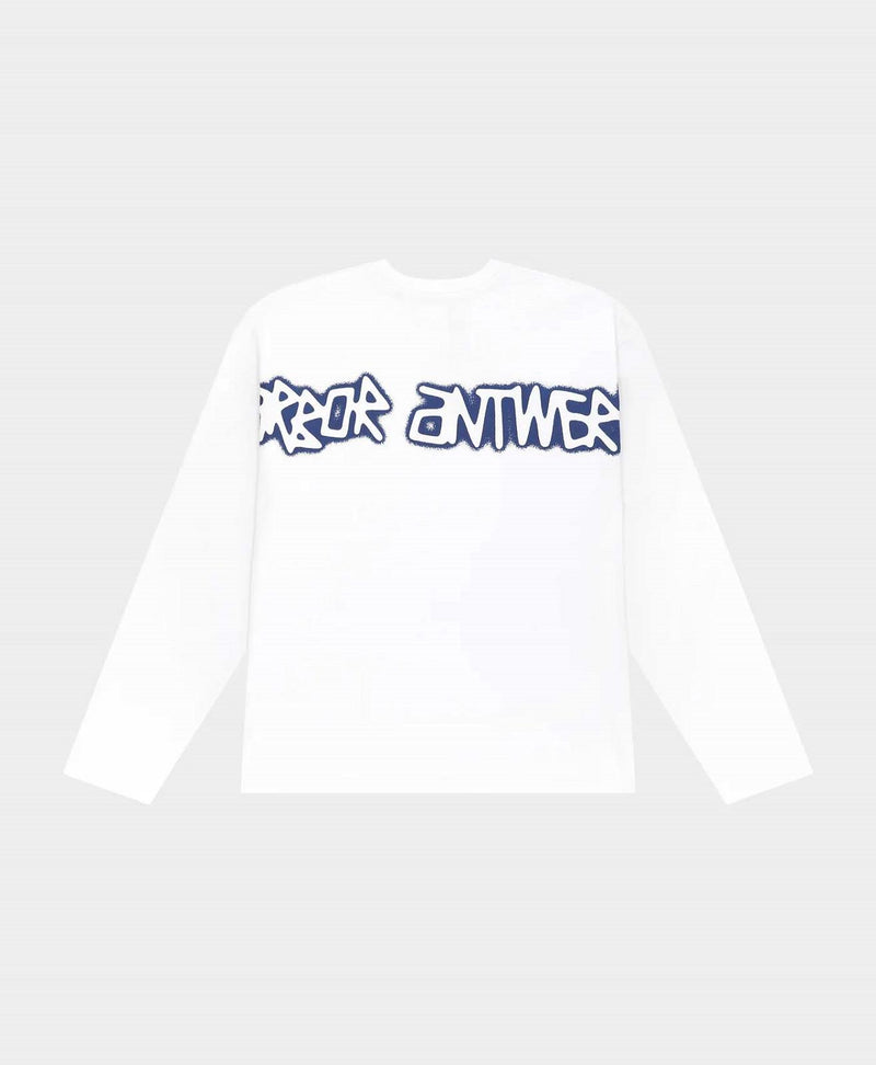 ARBOR ANTWERP Spray outline longsleeve white