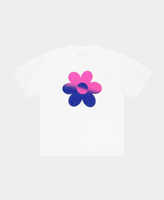 ARBOR ANTWERP Two-tone flower t-shirt
