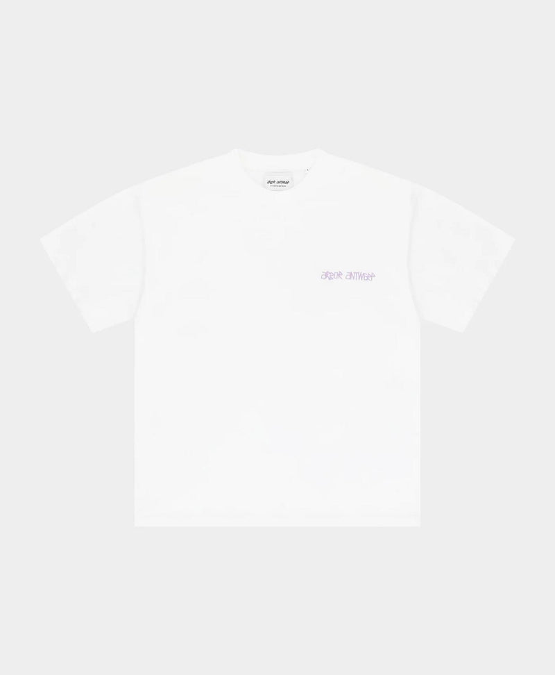 ARBOR ANTWERP Two-tone flower t-shirt