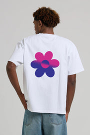 ARBOR ANTWERP Two-tone flower t-shirt
