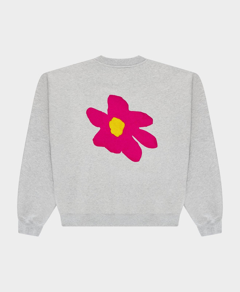 ARBOR ANTWERP Violet pink crewneck grey