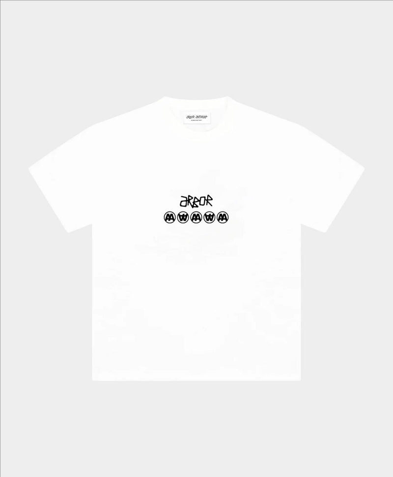 ARBOR ANTWERP White AA Arbor logo t-shirt