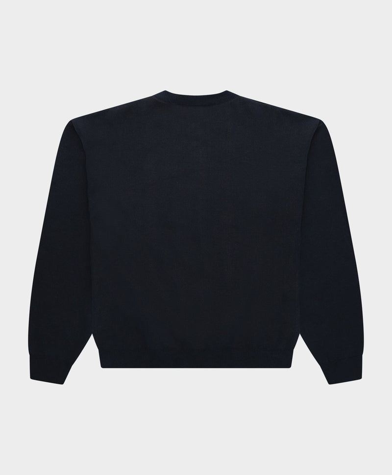 YELLOW LOGO KNIT