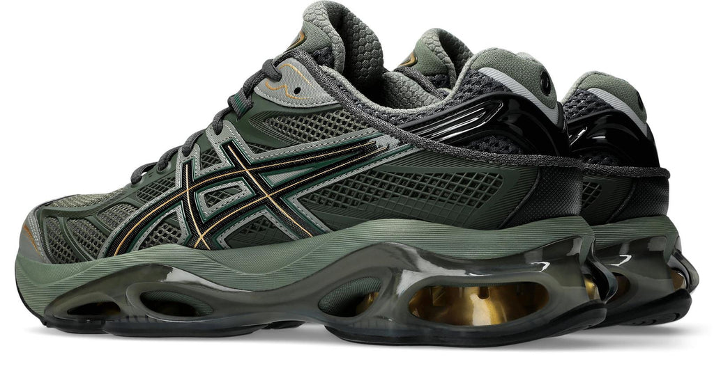 ASICS Gel-Kinetic 2.0 sneakers obsidian grey/olive canvas