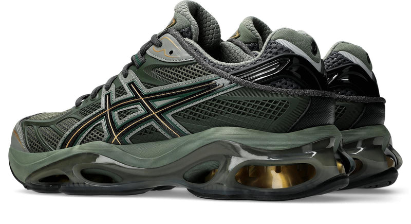 ASICS Gel-Kinetic 2.0 sneakers obsidian grey/olive canvas