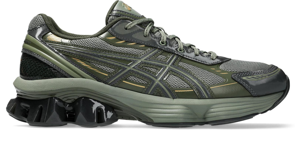 ASICS Gel-Kinetic fluent sneakers lichen green obsidian grey 1203A591-301