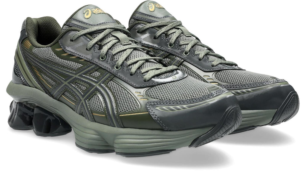 ASICS Gel-Kinetic fluent sneakers lichen green obsidian grey 1203A591-301