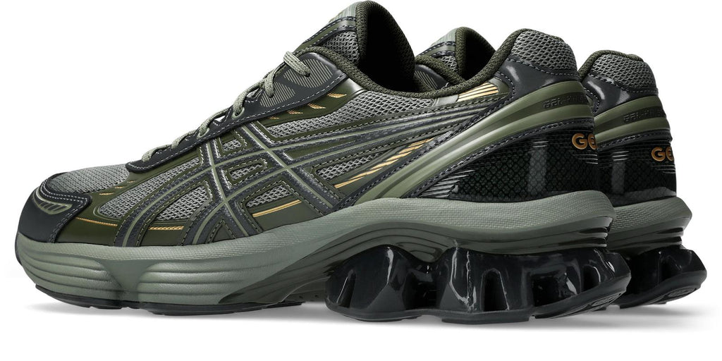 ASICS Gel-Kinetic fluent sneakers lichen green obsidian grey 1203A591-301