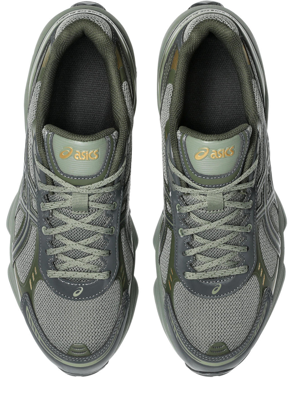 ASICS Gel-Kinetic fluent sneakers lichen green obsidian grey 1203A591-301