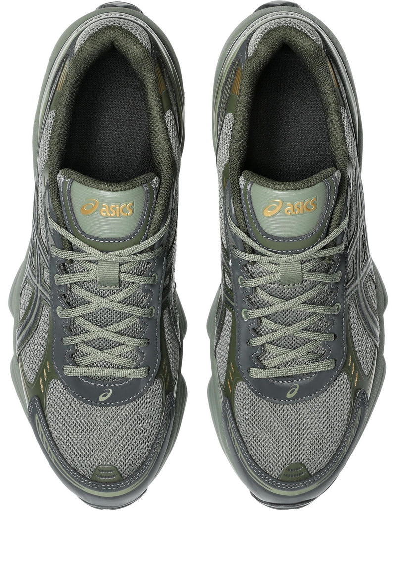 ASICS Gel-Kinetic fluent sneakers lichen green obsidian grey 1203A591-301