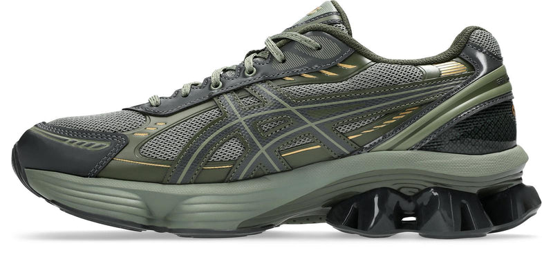 ASICS Gel-Kinetic fluent sneakers lichen green obsidian grey 1203A591-301