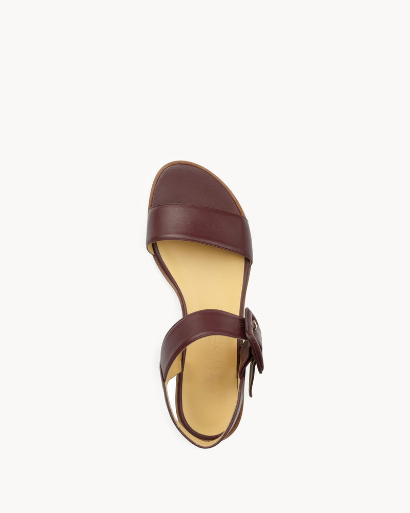 ATELIER CONTENT Enissa sandals burgundy - Shop in store at Monar